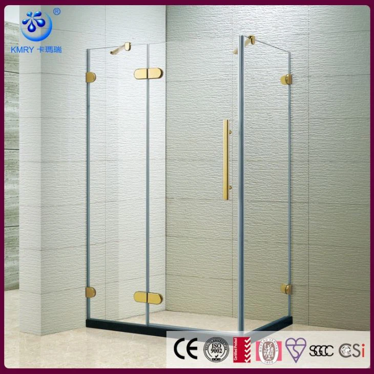 Nowe projekty bezramkowane prostokąta Zawias Walk w łazience 1200 drzwi prysznicowe, prysznic 32x40 cali (KK3302)