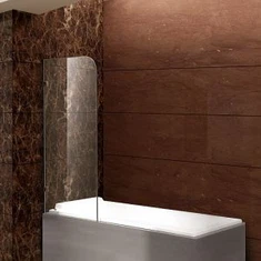 Drzwi prysznicowe w wannie z zawiasami