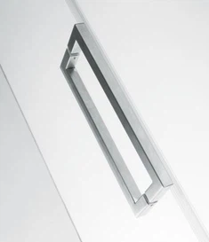 Bezszramowe szklane drzwi prysznicowe